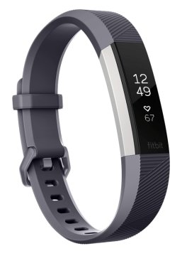 Fitbit Alta HR OLED Braccialetto per rilevamento di attività Grigio