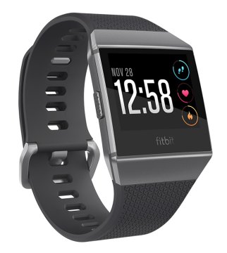 Fitbit Ionic 3,61 cm (1.42") LCD Digitale 348 x 250 Pixel Touch screen Nero, Grafite, Grigio Wi-Fi GPS (satellitare)