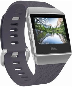 Fitbit Ionic 3,61 cm (1.42") LCD Digitale 348 x 250 Pixel Touch screen Grigio GPS (satellitare)