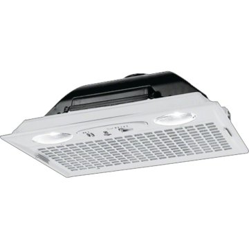 Electrolux GI5210GR cappa aspirante Integrato Nero, Bianco 250 m³/h