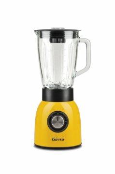 Girmi FR90 1,5 L Frullatore da tavolo 600 W Nero, Trasparente, Giallo