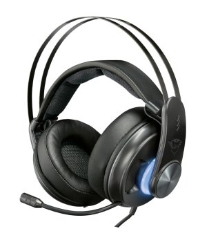 Trust GXT 383 Dion Auricolare Cablato A Padiglione Gaming USB tipo A Nero