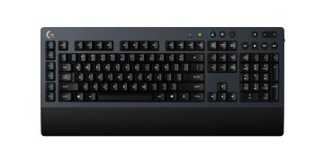 Logitech G 920-008393 tastiera Gaming RF senza fili + Bluetooth QWERTY Inglese Grigio