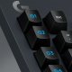 Logitech G 920-008393 tastiera Gaming RF senza fili + Bluetooth QWERTY Inglese Grigio 6