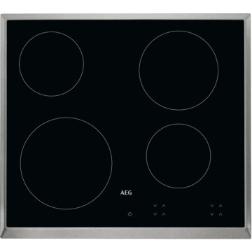 AEG HK624000XB Nero Da incasso Alogeno 4 Fornello(i)