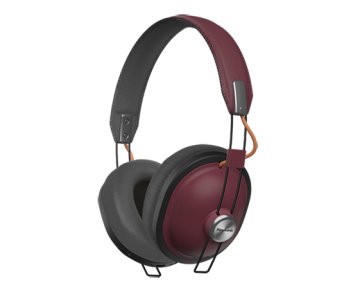 Panasonic RP-HTX80BE-R cuffia e auricolare Wireless A Padiglione Bluetooth Nero, Rosso