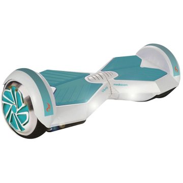 Mediacom V80 hoverboard Monopattino autobilanciante 12 km/h 2200 mAh Bianco