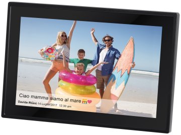 Trevi DPL 2230 cornice per foto digitali Nero 25,6 cm (10.1") Touch screen Wi-Fi