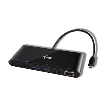 i-tec C31MINIDOCKPD replicatore di porte e docking station per laptop Cablato USB 3.2 Gen 1 (3.1 Gen 1) Type-C Nero