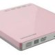 Mediacom USB 2.0 DVD Recorder lettore di disco ottico DVD±RW Rosa 2