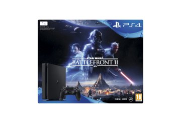 Sony PlayStation 4 1TB + StarWars Battlefront II Wi-Fi Nero