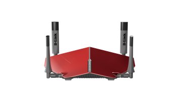 D-Link AC3150 router wireless Gigabit Ethernet Dual-band (2.4 GHz/5 GHz) Grigio, Rosso