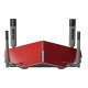 D-Link AC3150 router wireless Gigabit Ethernet Dual-band (2.4 GHz/5 GHz) Grigio, Rosso 2