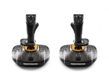 Thrustmaster T.16000M FCS SPACE SIM DUO Nero, Arancione USB Joystick Analogico/Digitale PC