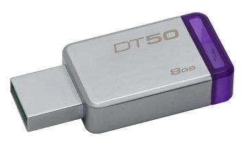 Kingston Technology DataTraveler 50 8GB unità flash USB USB tipo A 3.2 Gen 1 (3.1 Gen 1) Viola, Argento
