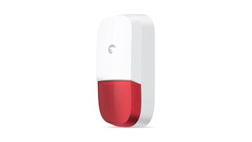 E-TIGER ES-S7A sirena Sirena wireless Esterno Rosso, Bianco