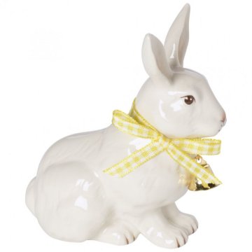 Villeroy & Boch Easter Bunnies Coniglio piccolo seduto con campanella 11,5cm
