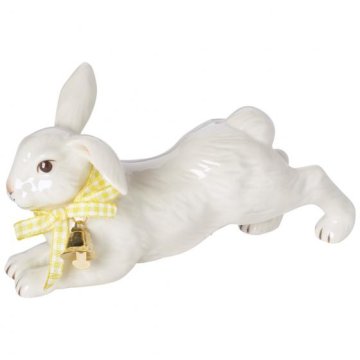 Villeroy & Boch Easter Bunnies Coniglio piccolo in corsa con campanella