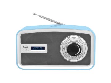 Trevi DAB 792 R Personale Digitale Blu, Grigio, Argento