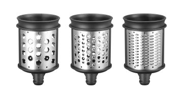 KitchenAid 5KSMEMVSC Set 3 cilindri di lame aggiuntivi per l'accessorio affettaverdure e grattugia 5KSMVSA