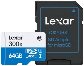 Lexar 64GB microSDXC UHS-I Classe 10