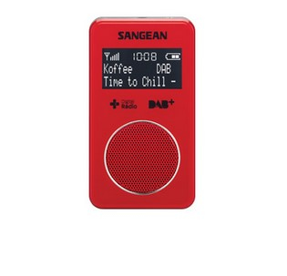 Sangean DPR-34+ Digitale Rosso
