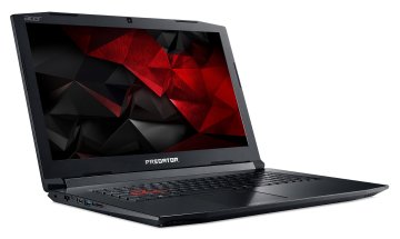 Acer Predator Helios 300 PH317-51-78GN Intel® Core™ i7 i7-7700HQ Computer portatile 43,9 cm (17.3") Full HD 16 GB DDR4-SDRAM 1,26 TB HDD+SSD NVIDIA® GeForce® GTX 1050 Ti Windows 10 Home Nero