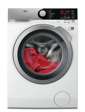 AEG L7FEE865E lavatrice Caricamento frontale 8 kg 1600 Giri/min Nero, Acciaio inox, Bianco