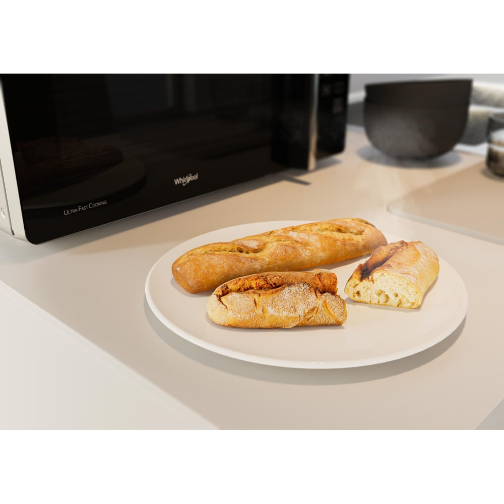 MCP349SL - Whirlpool MCP 349 SL Superficie piana Microonde combinato 25 L  800 W Nero, Argento - Forno microonde - Cottura cibi - Negozi Elettronica  Roma - Radionovelli