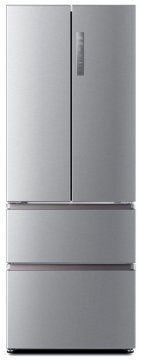 Haier HB16FMAAA frigorifero side-by-side Libera installazione 446 L E Alluminio, Stainless steel
