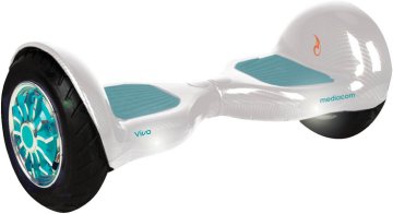 Mediacom V100 hoverboard Monopattino autobilanciante 12 km/h 4400 mAh Bianco