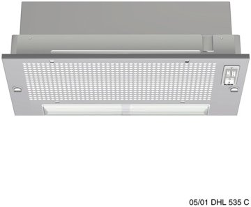 Bosch DHL535C cappa aspirante Integrato Argento 280 m³/h
