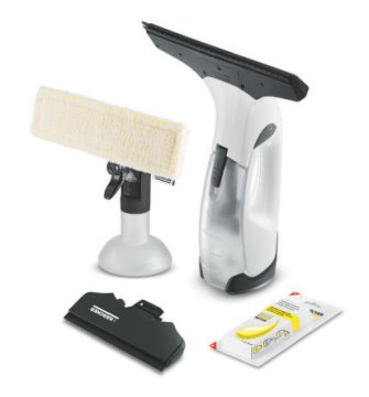 Kärcher 1.633-419.0 pulitore di finestra elettrico 0,1 L Nero, Bianco
