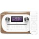 Pure Evoke C-D4 Analogico e digitale 10 W DAB, DAB+, FM Noce, Bianco Riproduzione MP3 3