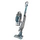 Black & Decker CUA525BH-QW scopa elettrica Aspirapolvere verticale Batteria Secco Ciclonico Senza sacchetto 1 L Blu, Titanio 2,5 Ah 2
