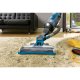 Black & Decker CUA525BH-QW scopa elettrica Aspirapolvere verticale Batteria Secco Ciclonico Senza sacchetto 1 L Blu, Titanio 2,5 Ah 15