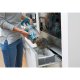 Black & Decker CUA525BH-QW scopa elettrica Aspirapolvere verticale Batteria Secco Ciclonico Senza sacchetto 1 L Blu, Titanio 2,5 Ah 28