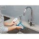 Black & Decker CUA525BH-QW scopa elettrica Aspirapolvere verticale Batteria Secco Ciclonico Senza sacchetto 1 L Blu, Titanio 2,5 Ah 31