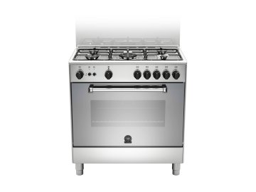 Bertazzoni La Germania Americana AMN805GEVSXE cucina Gas Acciaio inox
