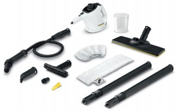 Kärcher SC 1 EasyFix Premium Pulitore a vapore portatile 0,2 L 1200 W Nero, Bianco