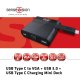 CLUB3D USB Type C to VGA + USB 3.0 + USB Type C Charging Mini Dock 3