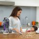 Black & Decker CUA525BHP-GB scopa elettrica Aspirapolvere verticale Batteria Secco Senza sacchetto 1 L Viola, Titanio 2,5 Ah 4