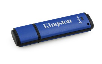 Kingston Technology DataTraveler Vault Privacy 3.0 64GB unità flash USB USB tipo A 3.2 Gen 1 (3.1 Gen 1) Blu