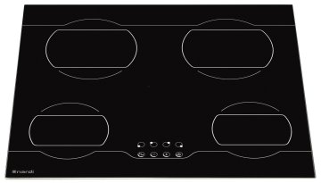 Nardi PVF6EHT 45 Nero Da incasso Ceramica 4 Fornello(i)
