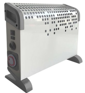 Ardes AR4C03T stufetta elettrica Interno Bianco 2000 W Riscaldatore ambiente elettrico con ventilatore
