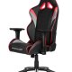 AKRacing Overture Sedia da gaming per PC Sedia imbottita tappezzata Nero, Grigio, Rosso 2