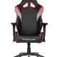 AKRacing Overture Sedia da gaming per PC Sedia imbottita tappezzata Nero, Grigio, Rosso 6