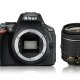 Nikon D5600 + AF-P DX 18-55mm VR + 8GB SD Kit fotocamere SLR 24,2 MP CMOS 6000 x 4000 Pixel Nero 3