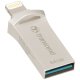 Transcend JetFlash 64GB JetDrive Go 500 unità flash USB USB Type-A / Lightning 3.2 Gen 1 (3.1 Gen 1) Argento 2