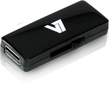 V7 Unità flash USB 2.0 estraibile da 8GB nera